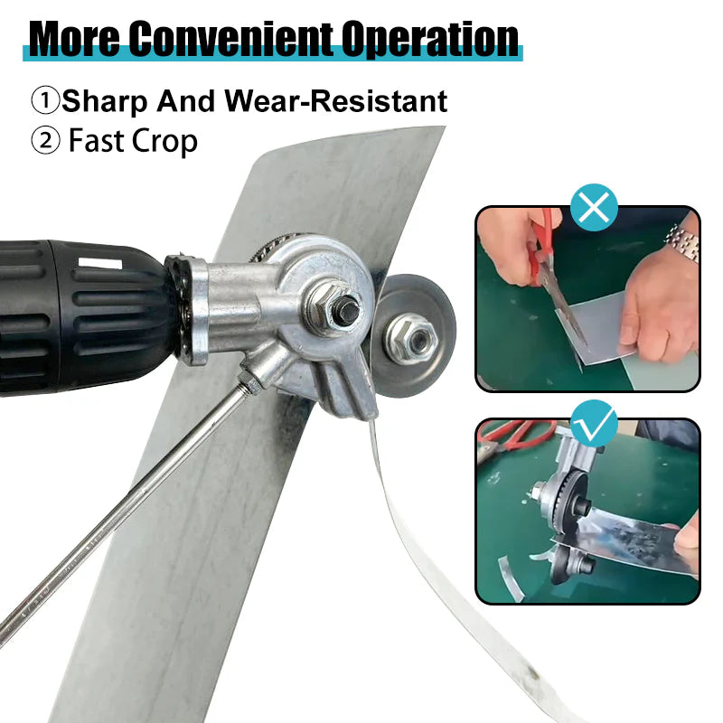 Luxora Metal Cutting Adapter for Drill - Versatile Tool