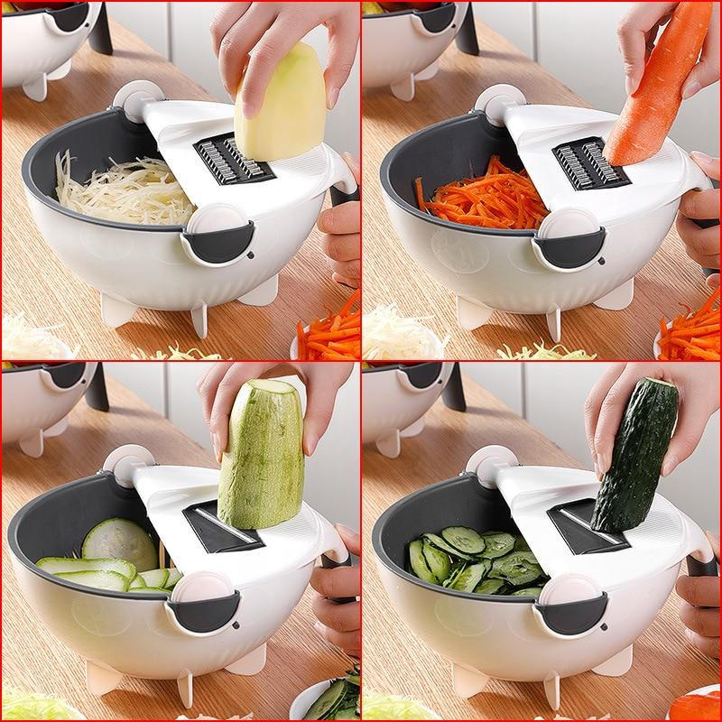 Luxora 7-in-1 Chopper and Vegetable Slicer with Blades