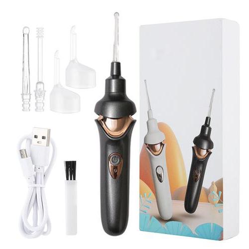 Rayvia Ear Vacuum Cleaner with LED Light and Silicone Tip