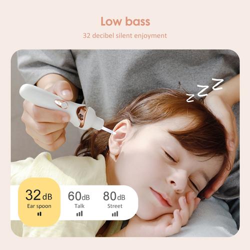Rayvia Ear Vacuum Cleaner with LED Light and Silicone Tip