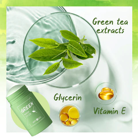 RoyaleGlow Green Tea Clay Deep Cleanse Mask Stick