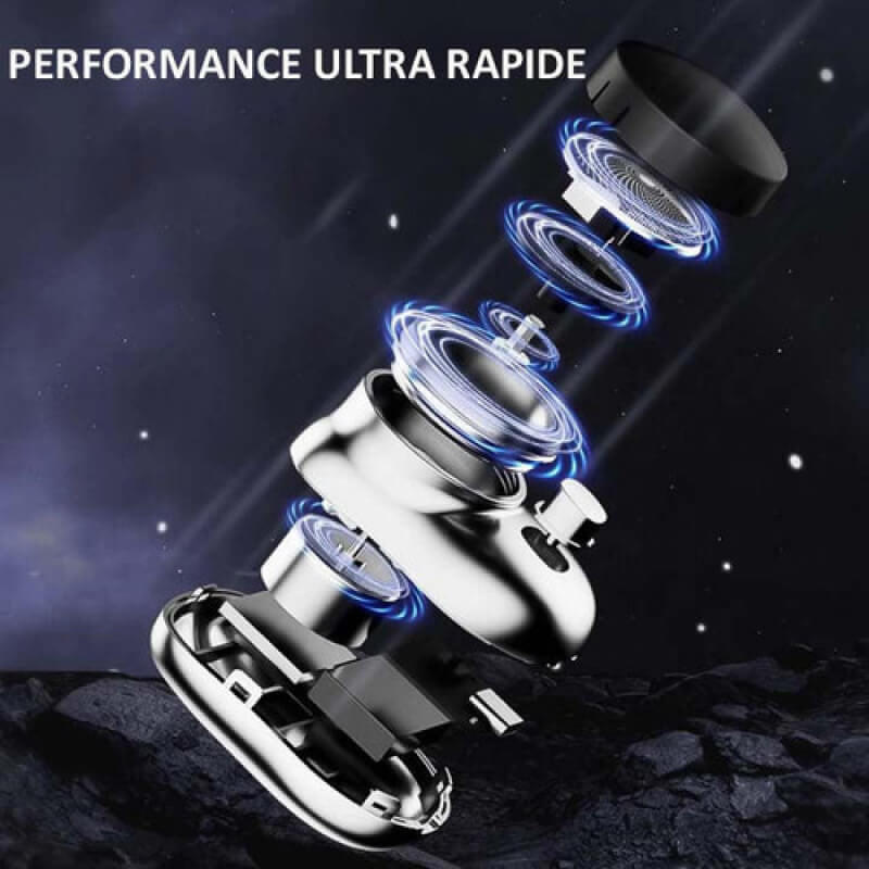RoyaleGlow Men's Mini Electric Shaver for Smooth Shaving