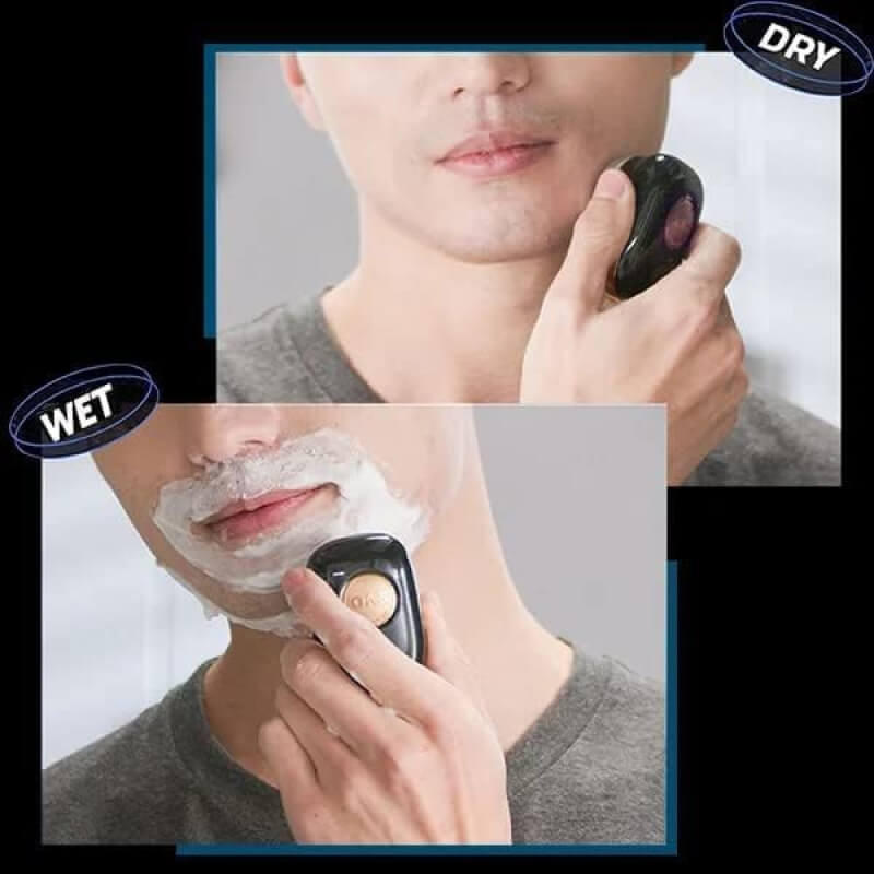 RoyaleGlow Men's Mini Electric Shaver for Smooth Shaving