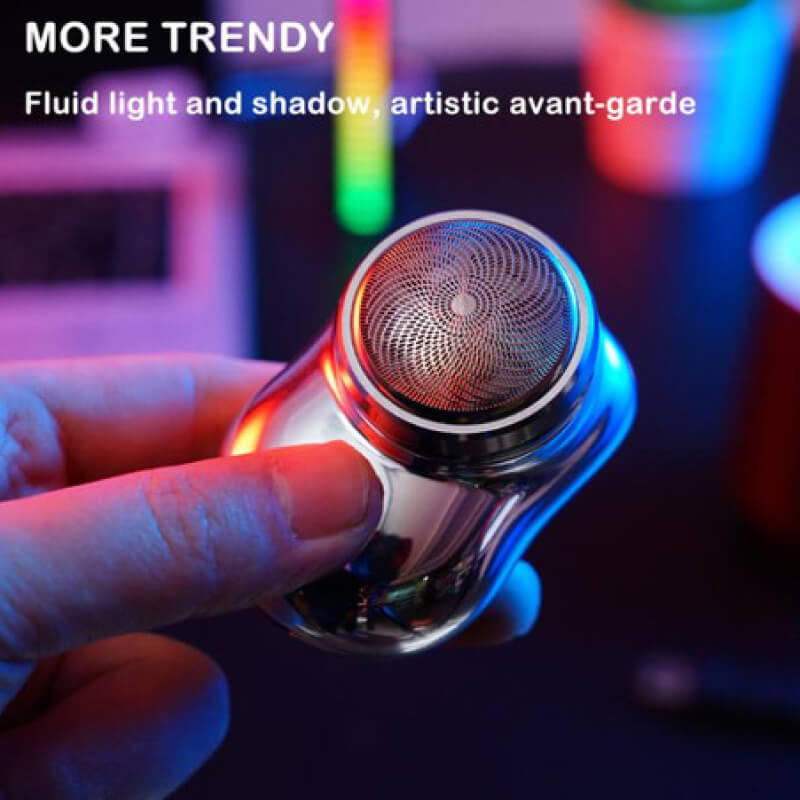 RoyaleGlow Men's Mini Electric Shaver for Smooth Shaving