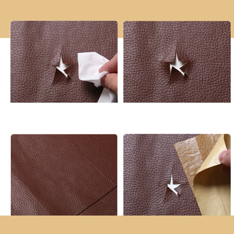 Luxora Self-Adhesive Leather Refinisher Cuttable Sofa Repair Patch (50x137cm)