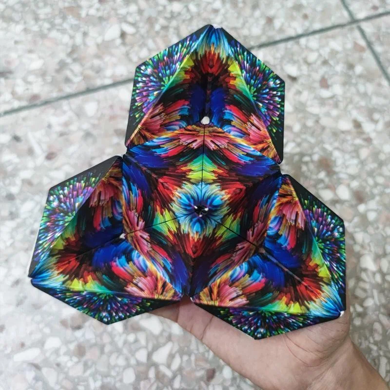 Luxora Changeable Magnetic Magic Cube - 70+ Shapes Puzzle