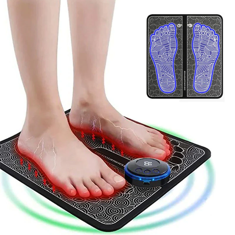 Luxora EMS Acupoints Massage Foot Mat for Pain Relief