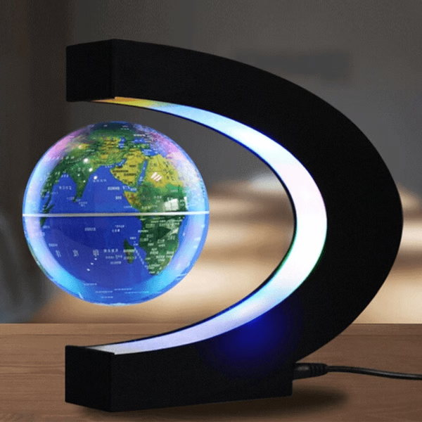 RoyaleGlow Magnetic Floating Globe With LED Light Décor