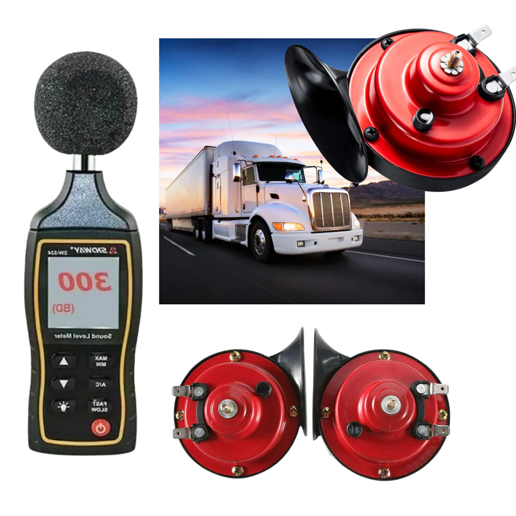 Luxora Powerful Truck Horn for Cars Loud 300dB Snail Horn