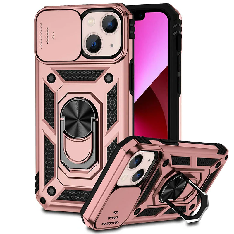 Royaleva Magnetic Phone Case with Kickstand and Camera Cover