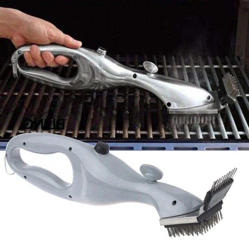 RoyaleGlow Barbecue Grill Outdoor Steam Cleaning Brush BBQ Cleaner Charcoal Scraper