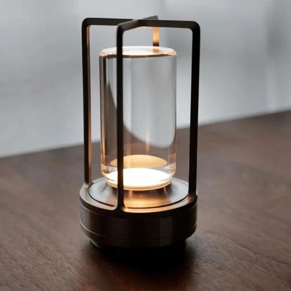 Luxora Crystal Lantern - Stylish USB Rechargeable Light