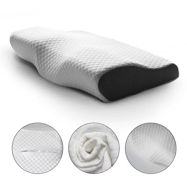 Royaleva Contoured Orthopedic Memory Foam Pillow for Neck Pain