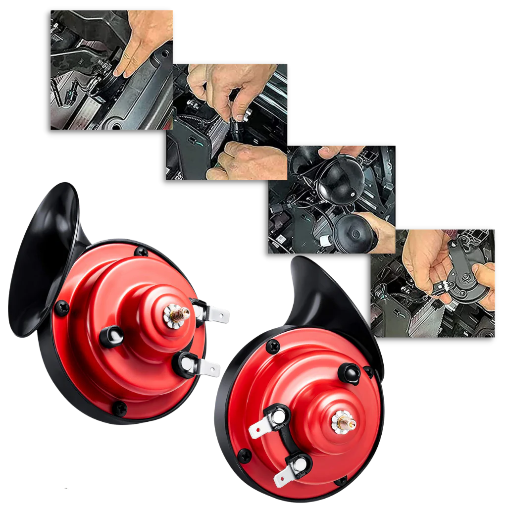 Luxora Powerful Truck Horn for Cars Loud 300dB Snail Horn