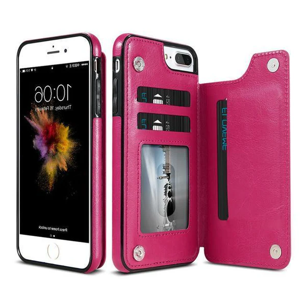 RoyaleGlow Luxury Leather Wallet Case For iPhone 12 Pro