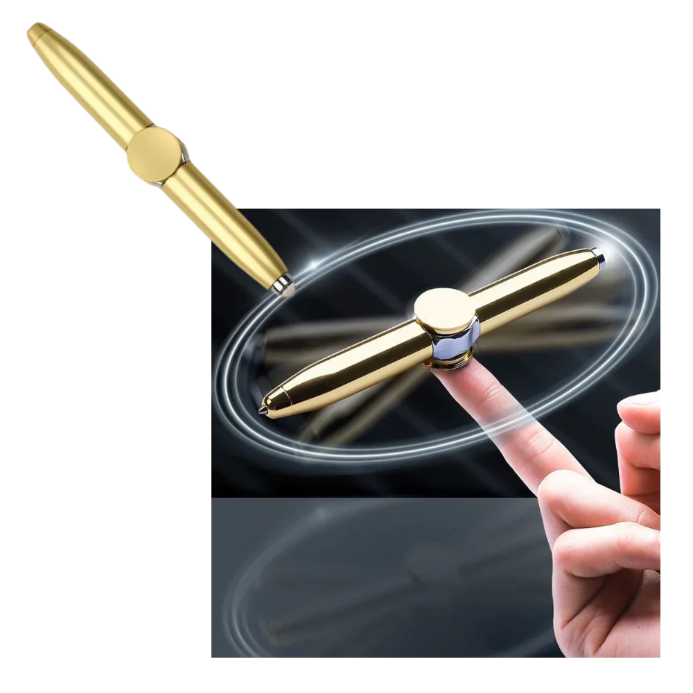 Luxora Fidget Spinner Pen with LED Light - Stress Relief Toy