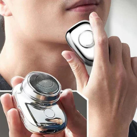 RoyaleGlow Men's Mini Electric Shaver for Smooth Shaving
