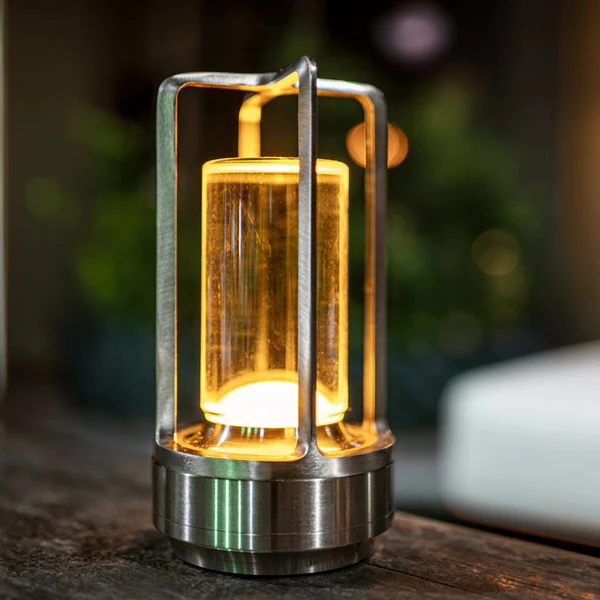 Luxora Crystal Lantern - Stylish USB Rechargeable Light