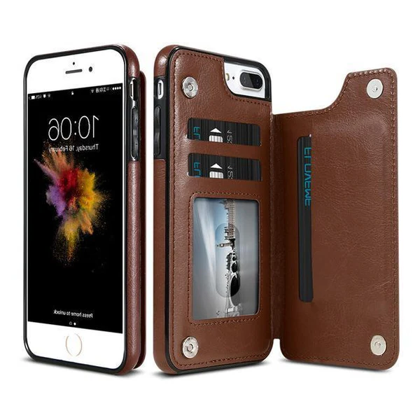 RoyaleGlow Luxury Leather Wallet Case For iPhone 12 Pro