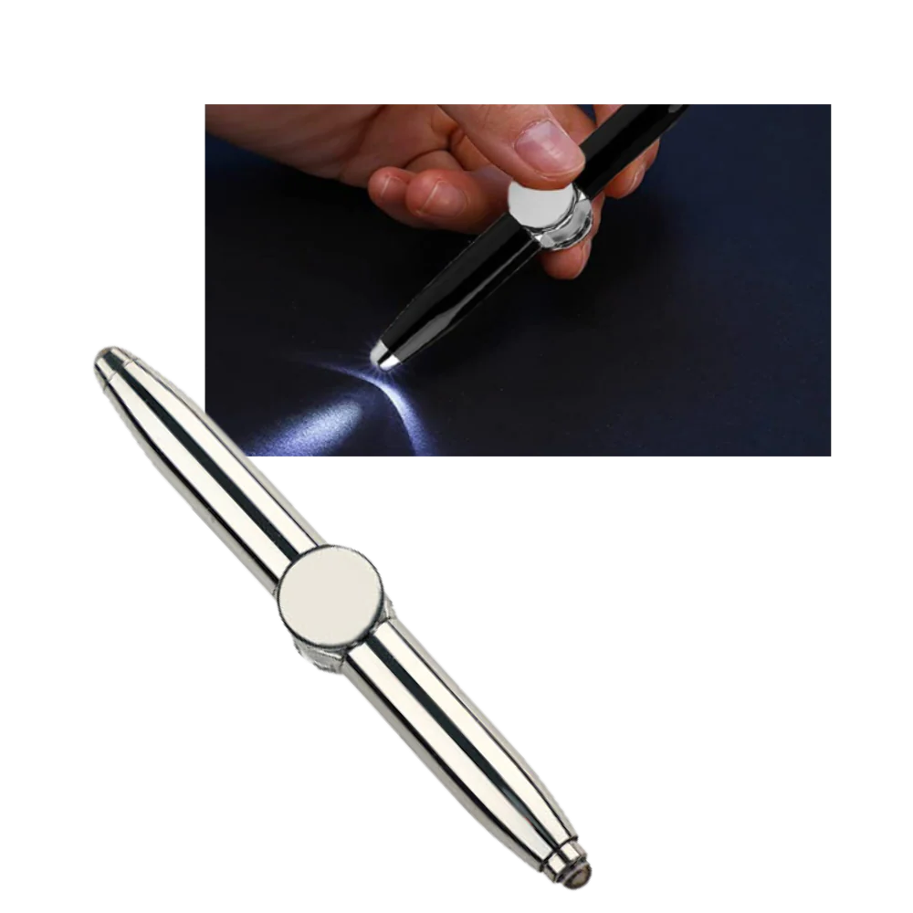 Luxora Fidget Spinner Pen with LED Light - Stress Relief Toy