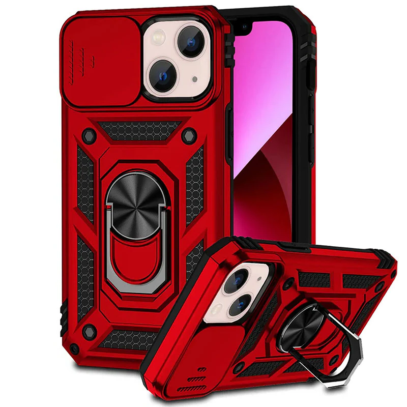 Royaleva Magnetic Phone Case with Kickstand and Camera Cover