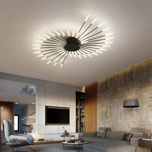 Royaleva Flush Mount Ceiling Light Fireworks | Living Room/Bedroom