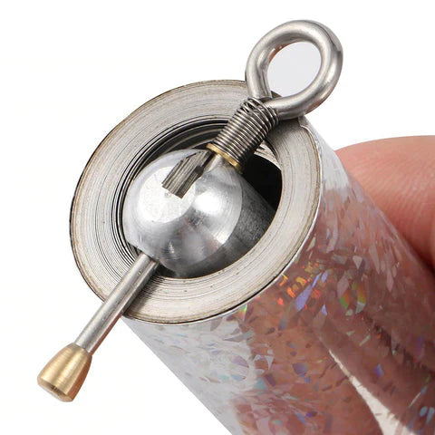 Rayvia Martial Arts Pocket Staff - High Quality Stainless Steel Silver