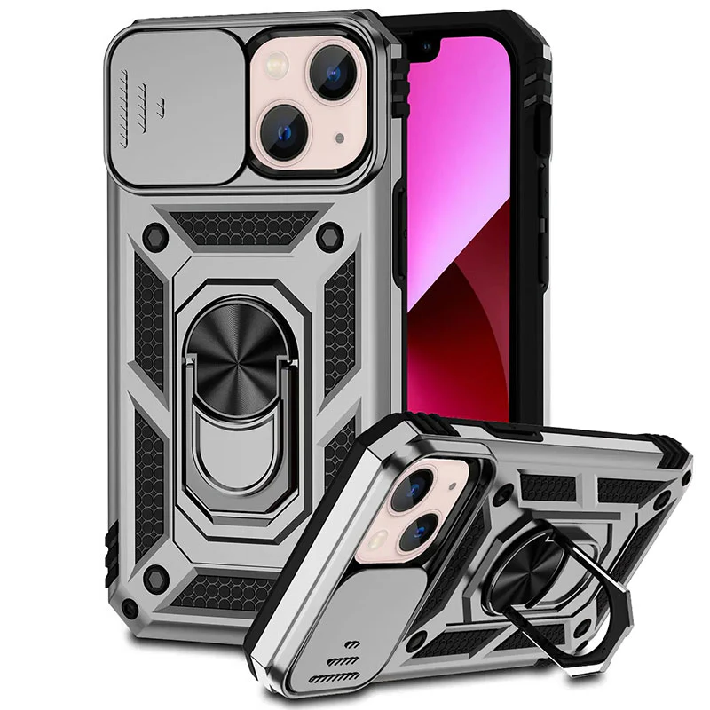 Royaleva Magnetic Phone Case with Kickstand and Camera Cover