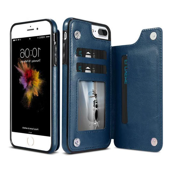 RoyaleGlow Luxury Leather Wallet Case For iPhone 12 Pro