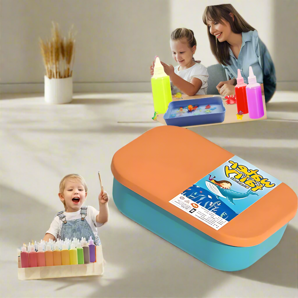 safe educational magic water elf kit for kids age 3 and up creative water gel toy with non-toxic materials promotes imagination motor skills and STEM learning includes glue calcium lactate and accessories