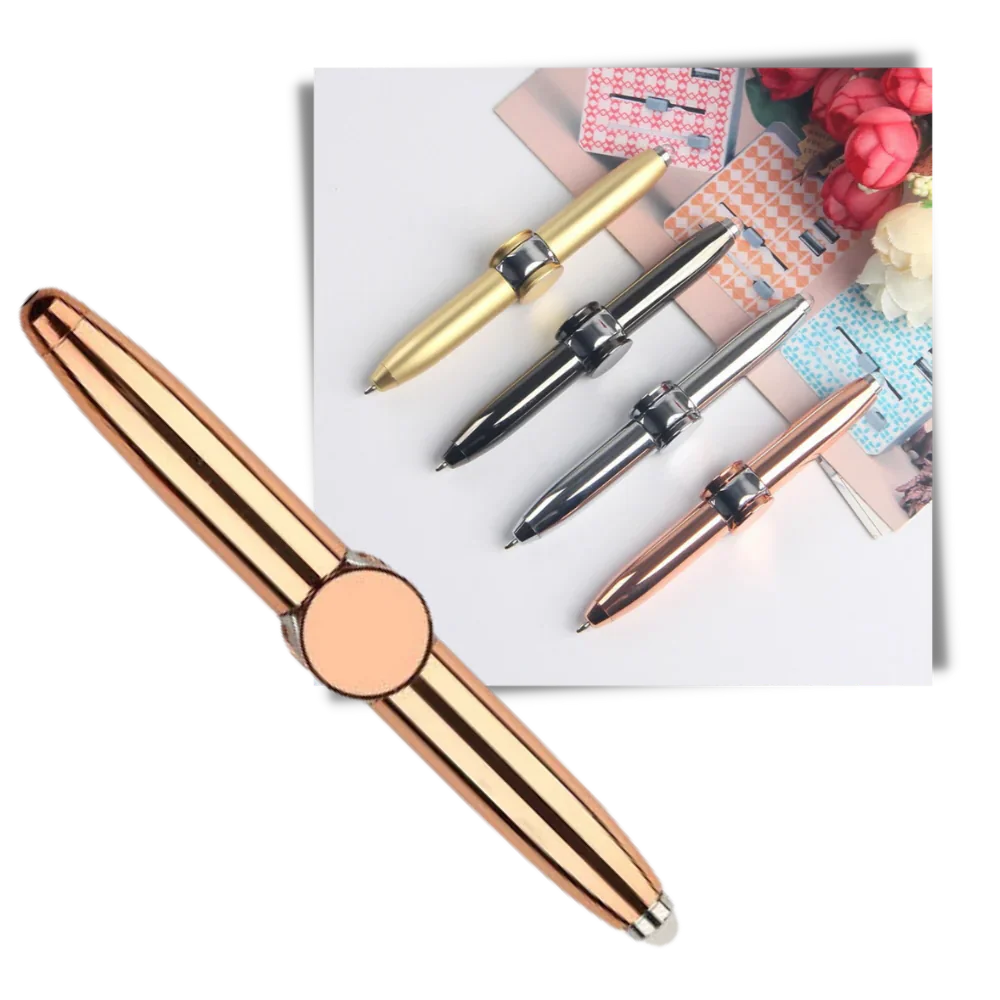 Luxora Fidget Spinner Pen with LED Light - Stress Relief Toy