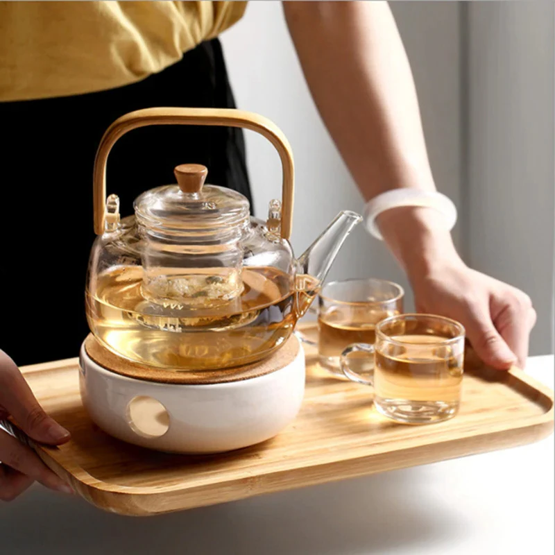 Luxora Glass Teapot Heat-Resistant Borosilicate Boiling Teapot