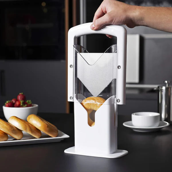Luxora Stainless Steel Bagel Slicer For Small & Large Bagels