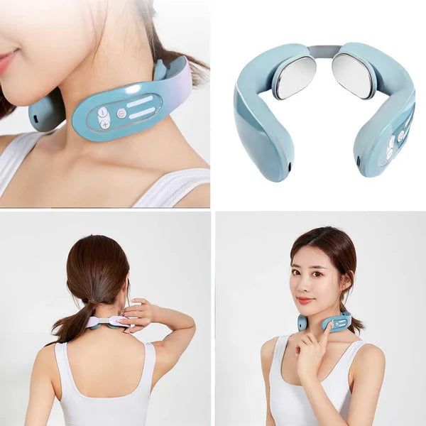 Royaleva EMS Neck Acupoints Lymphvity Massager Device