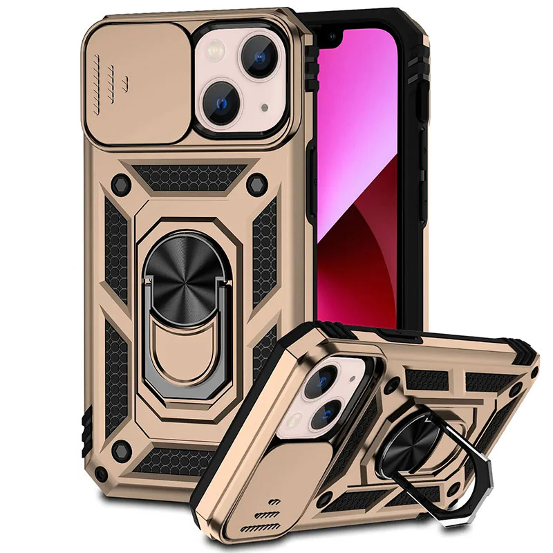 Royaleva Magnetic Phone Case with Kickstand and Camera Cover