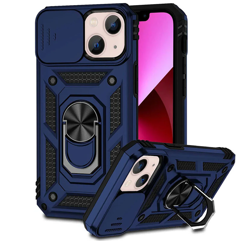Royaleva Magnetic Phone Case with Kickstand and Camera Cover