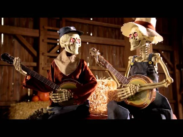 Luxora Funny Animated Dueling Banjo Skeletons Decoration