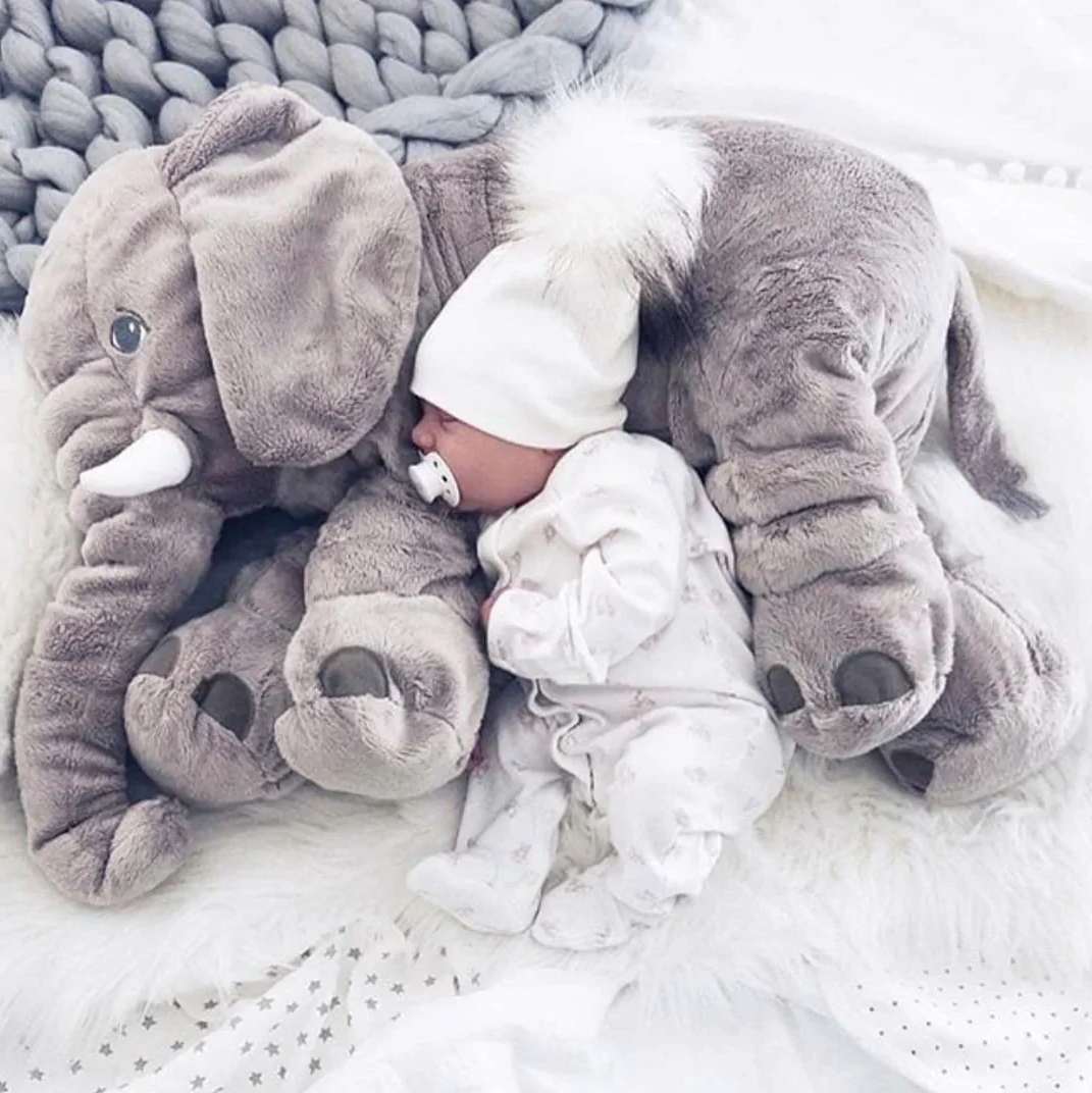 Royaleva Baby Elephant Cuddle Pillow for Kids Comfort