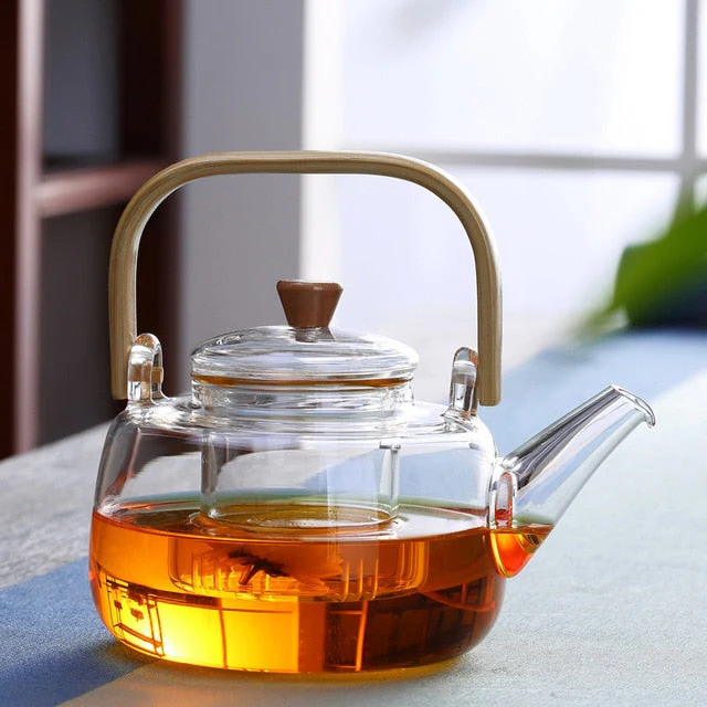 Luxora Glass Teapot Heat-Resistant Borosilicate Boiling Teapot
