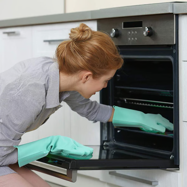 RoyaleGlow Magic Silicone Dishwashing Gloves - Reusable Cleaning Gloves
