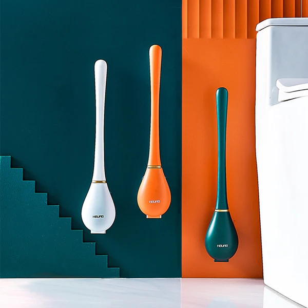 Royaleva Soft Silicone Toilet Brush for Easy Cleaning