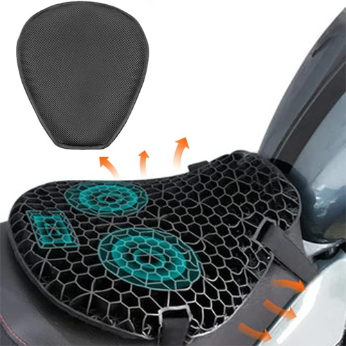 Luxora Motorcycle Gel Seat Pad for Long Distance Rides