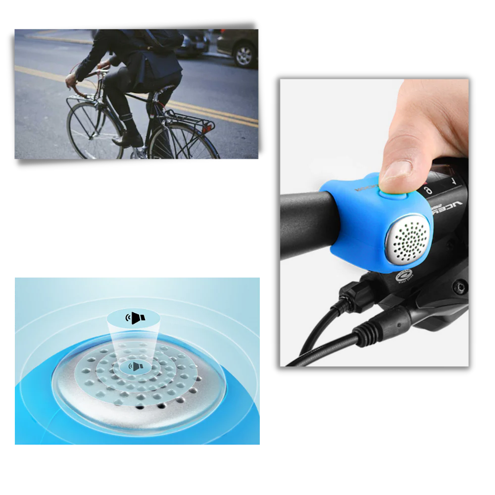 RoyaleGlow Strong Bike Horn Waterproof 110 dB Ringtones