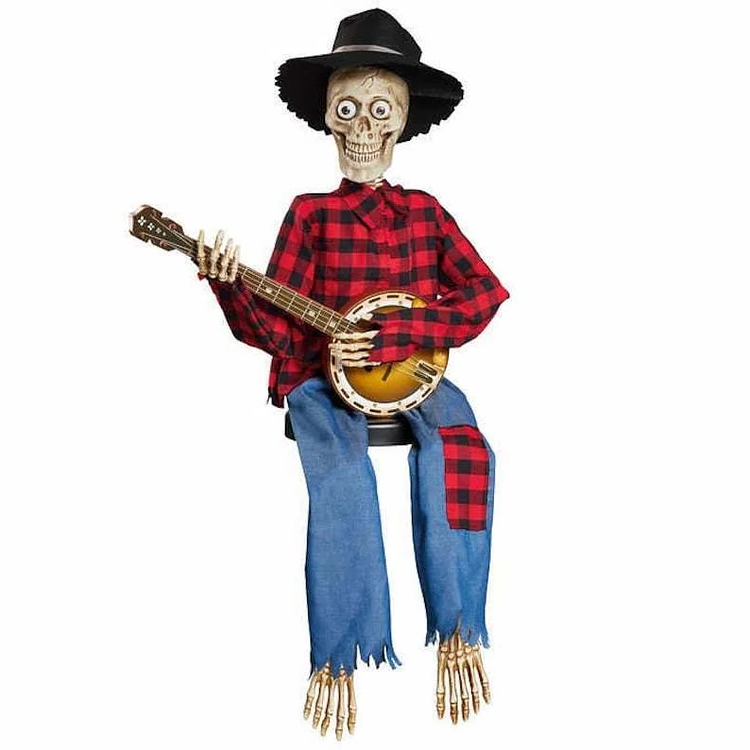 Luxora Funny Animated Dueling Banjo Skeletons Decoration