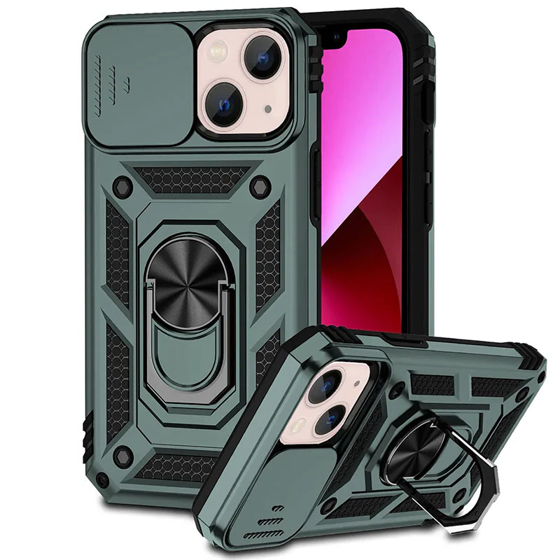 Royaleva Magnetic Phone Case with Kickstand and Camera Cover