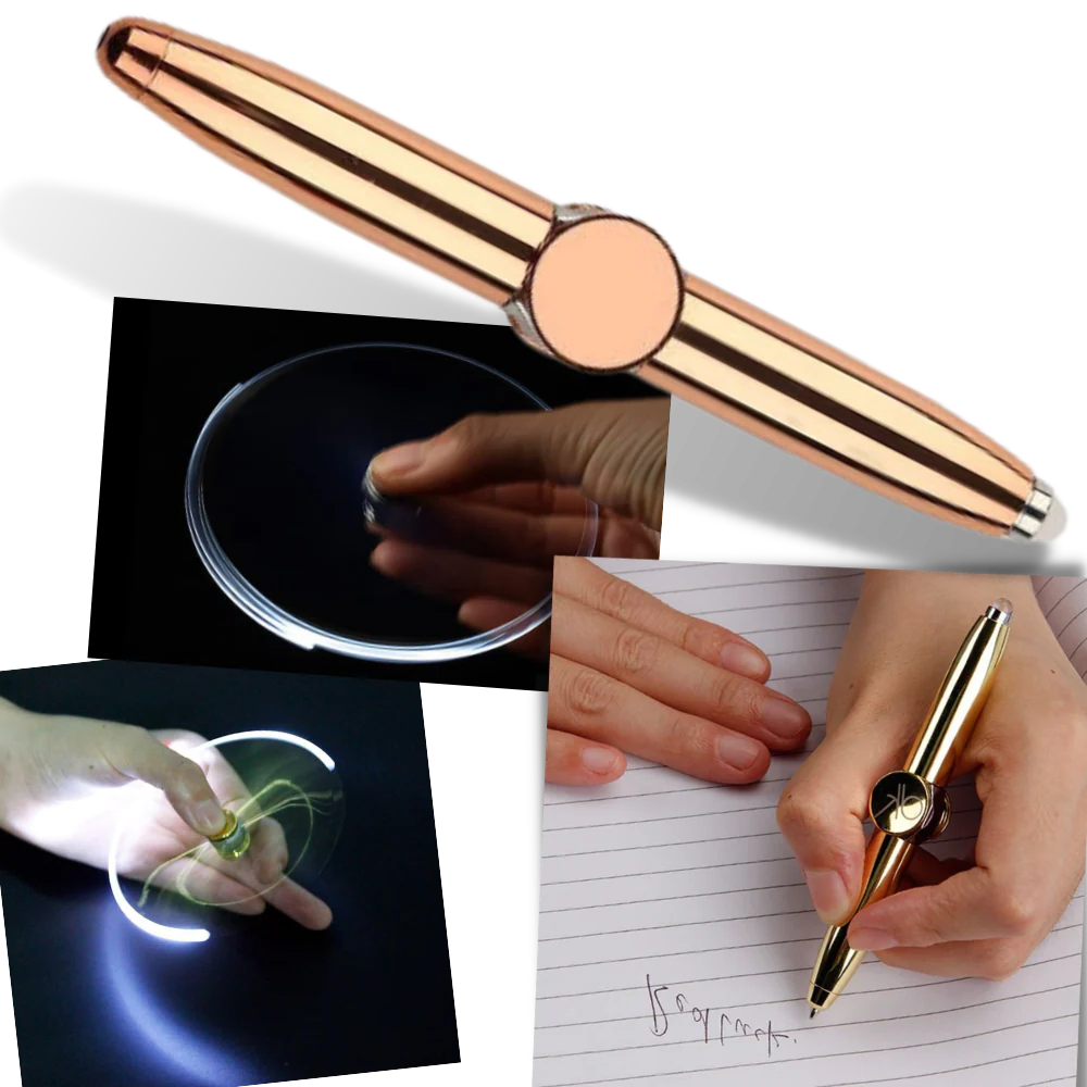 Luxora Fidget Spinner Pen with LED Light - Stress Relief Toy