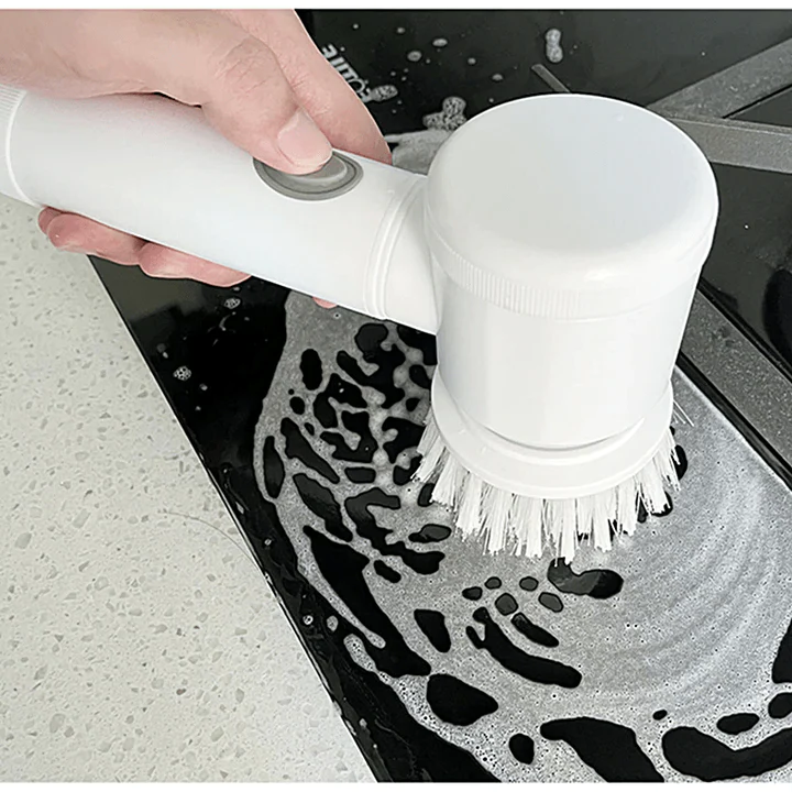 Luxora Electric Cleaning Brush Cordless with Replaceable Heads