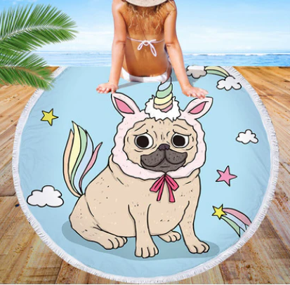 Royaleva Trendy Doggo Mat for Home and Beach Use