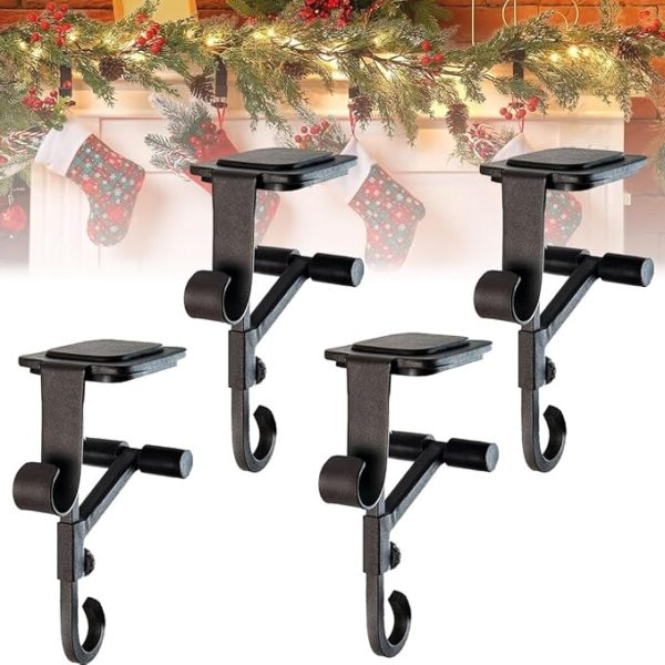 Luxora Heavy Duty 2-In-1 Garland And Stocking Hangers