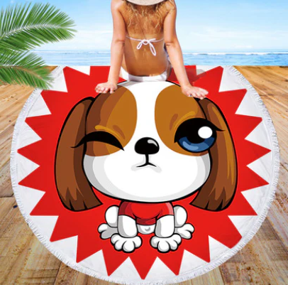 Royaleva Trendy Doggo Mat for Home and Beach Use